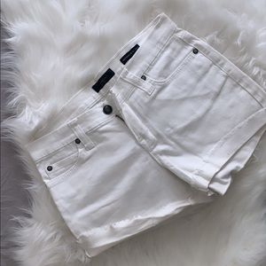 Jessica Simpson white denim shorts
